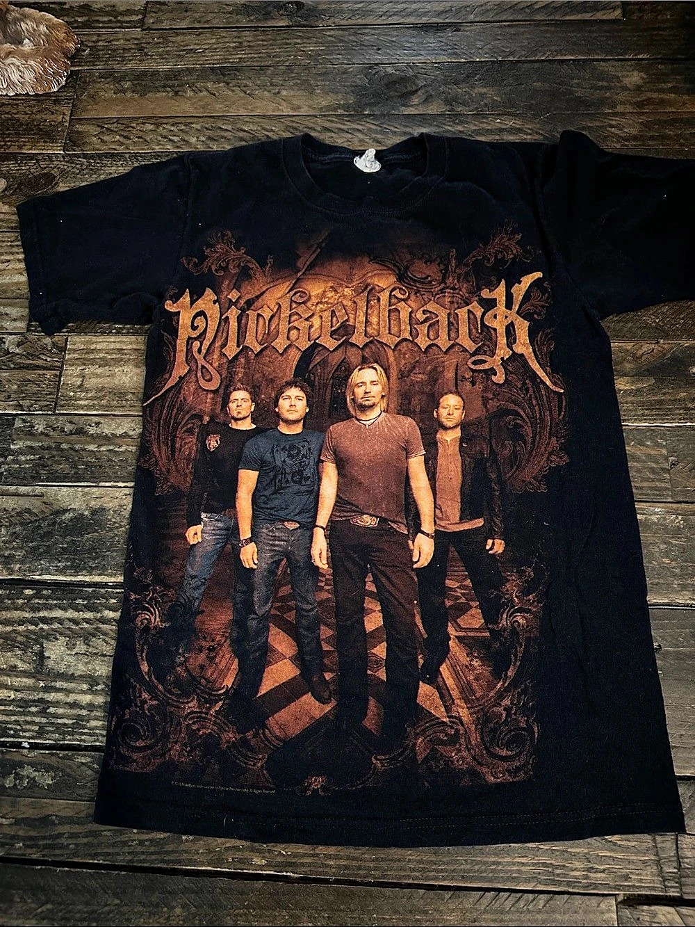 Anvil Nickelback 2010 Tour Concert T-Shirt Black